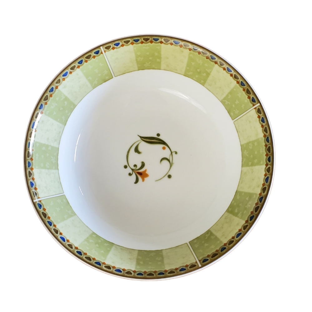 Noritake Impromptu Honeycone 9" Vegetable Bowl Flowers & Vines#4237~  Pre-Owned